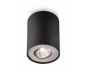 Philips - PILLAR SINGLE SPOT BLACK 1X20 STK