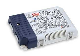MeanWell - LED Driver LCM 350–1050mA 40W Casambi / impulsdimming