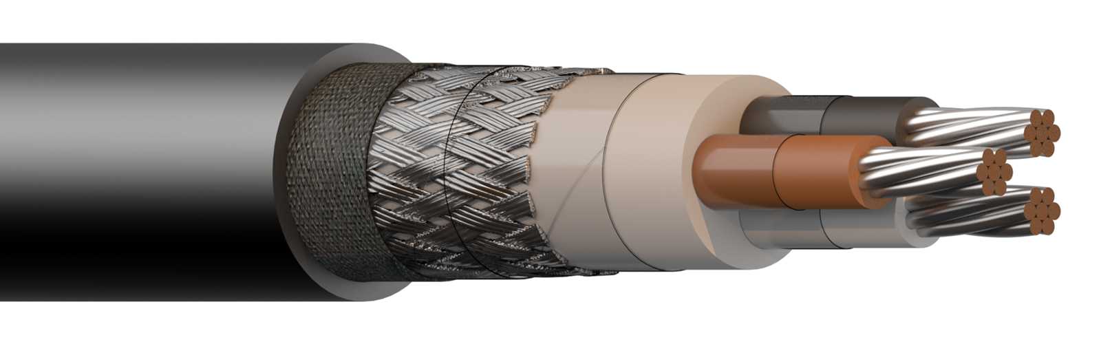 Draka - RFOU 0,6/1kV 3X70/35 mm² P1 /