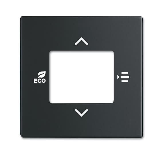 ABB Electrification - Senterplate matt sort  for 610 9/18 -/28