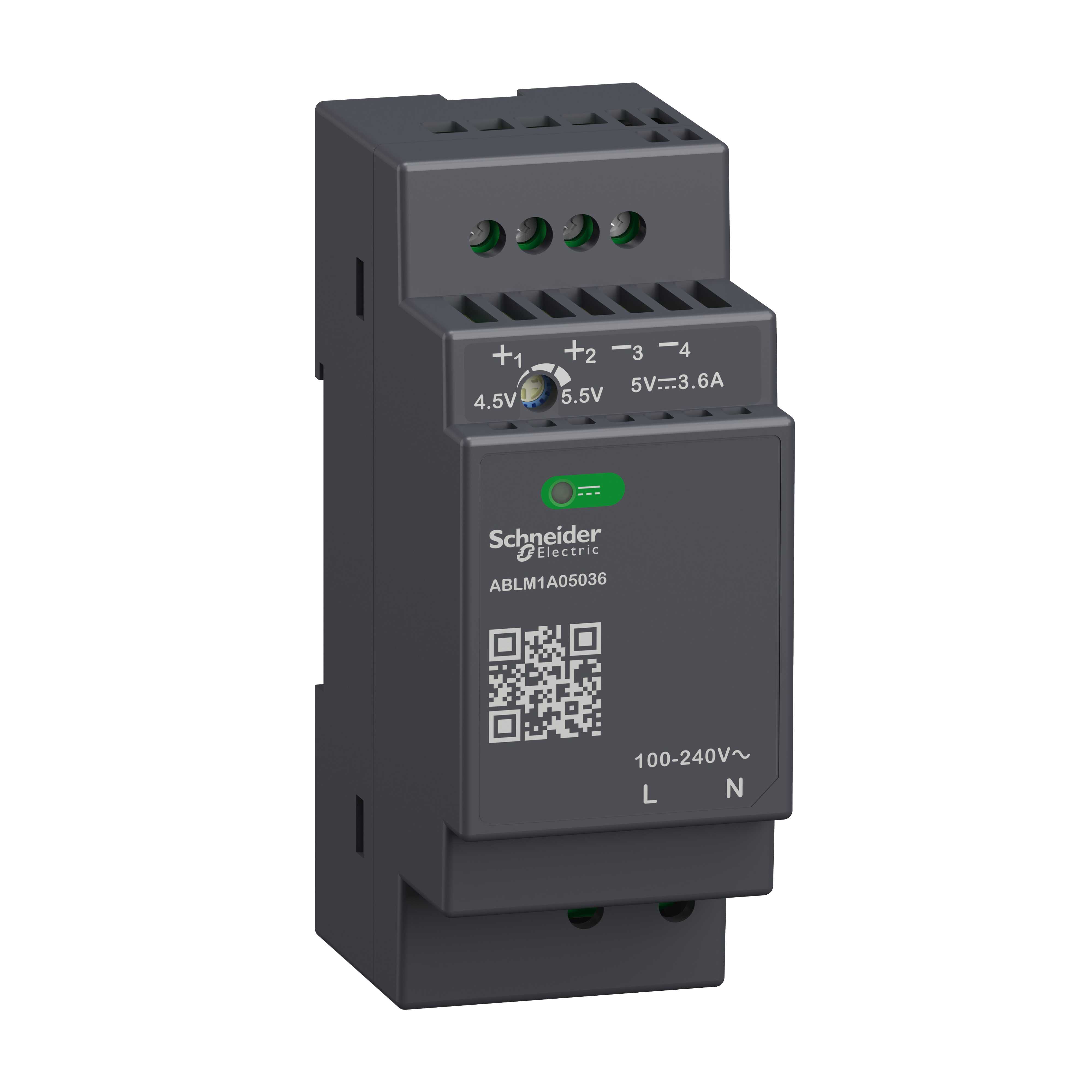Schneider Electric - Modul, strømforsyning 5V 3,6A Switchmode strømforsyning mod