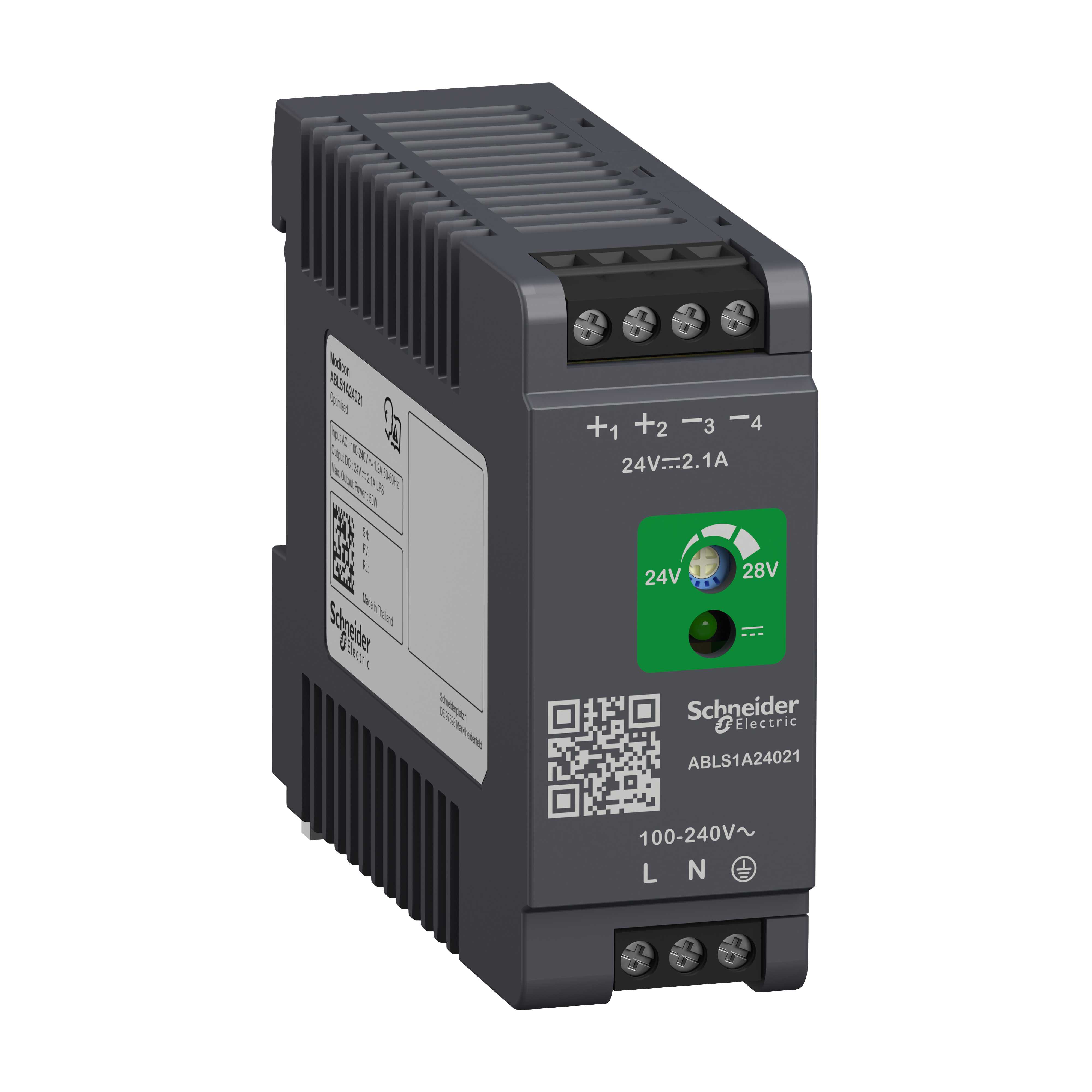 Schneider Electric - Opti, strømforsyning 24V 2,1A Switchmode strømforsyning opt