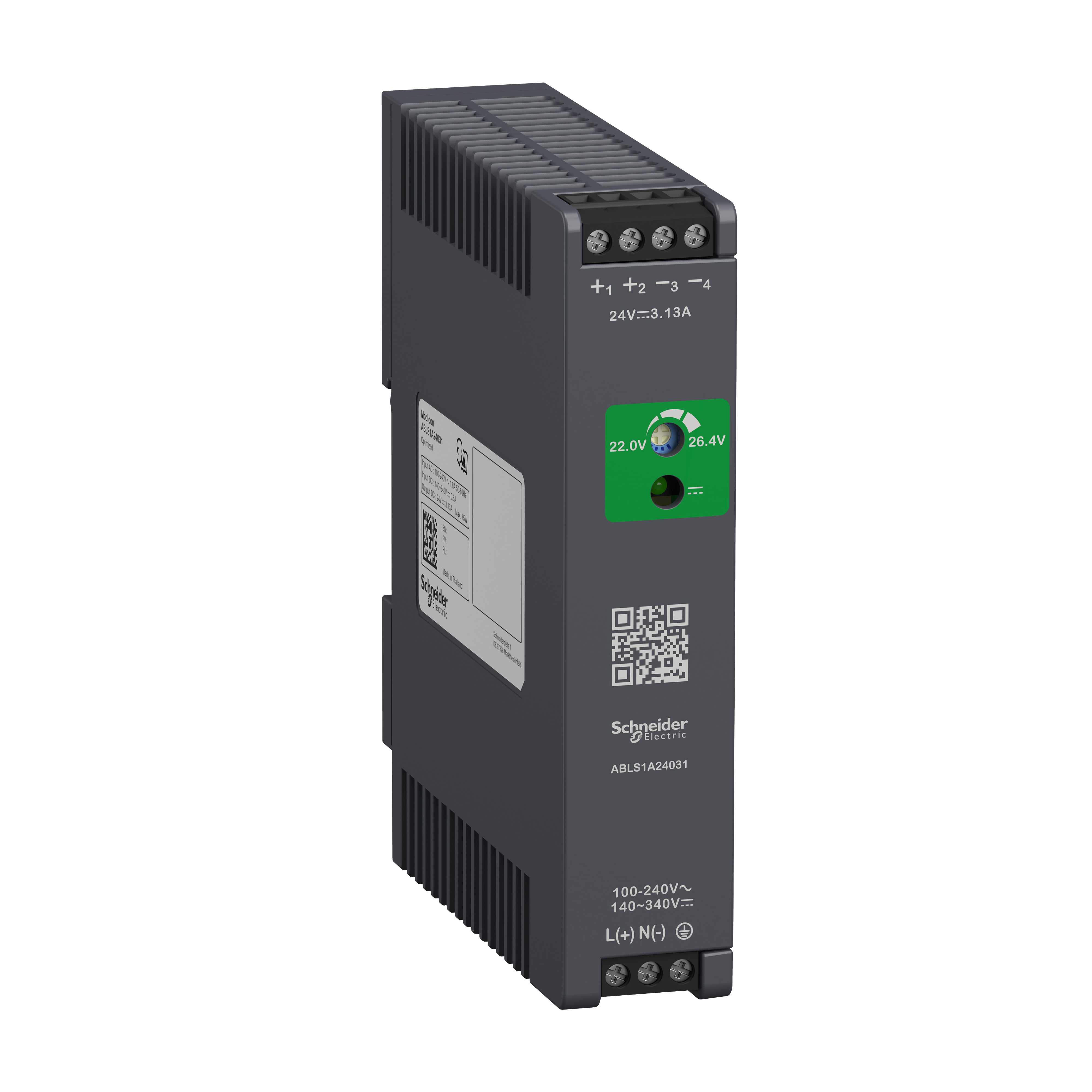 Schneider Electric - Opti, strømforsyning 24V 3,1A Switchmode strømforsyning opt
