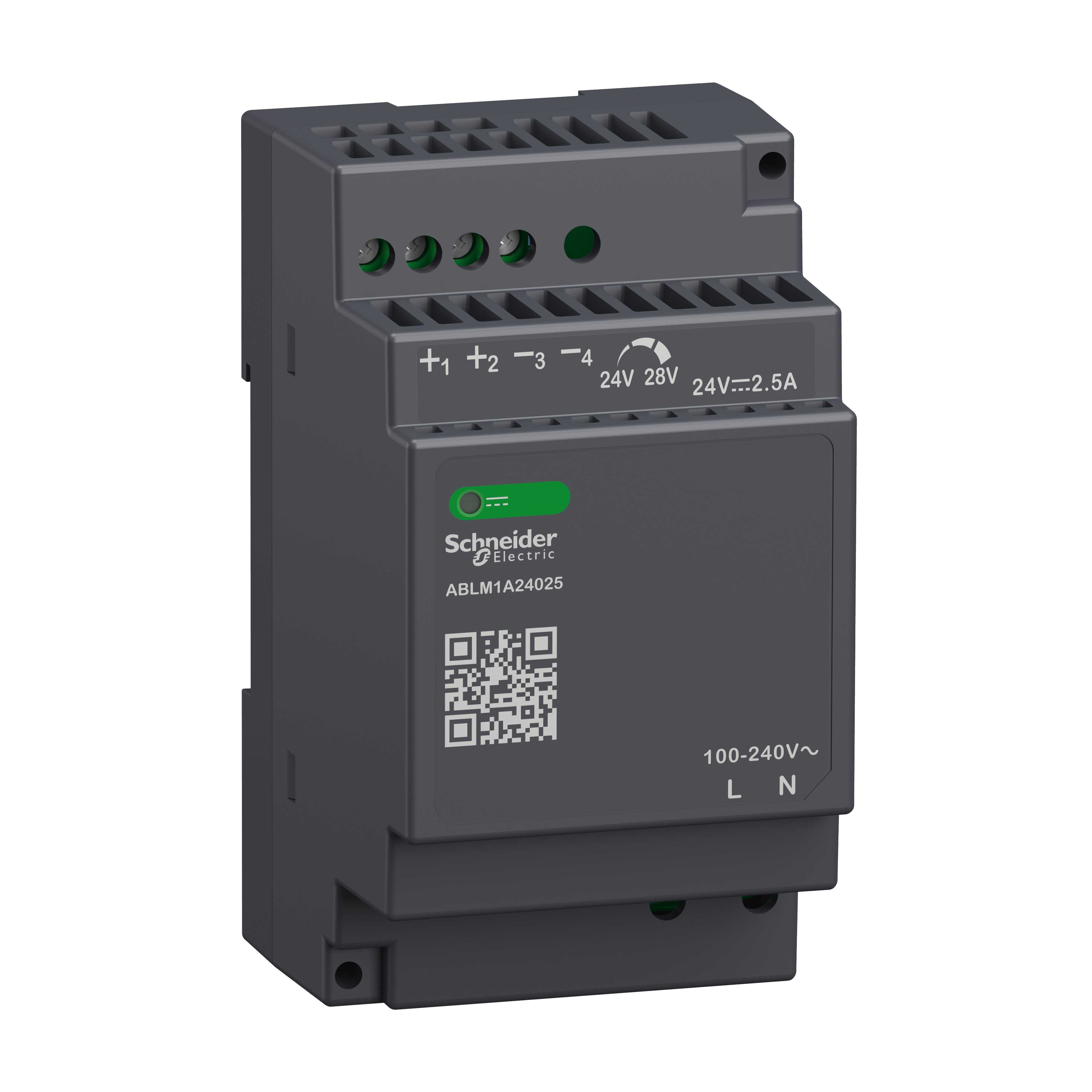 Schneider Electric - Modul, strømforsyning 24V 2,5A Switchmode strømforsyning mod