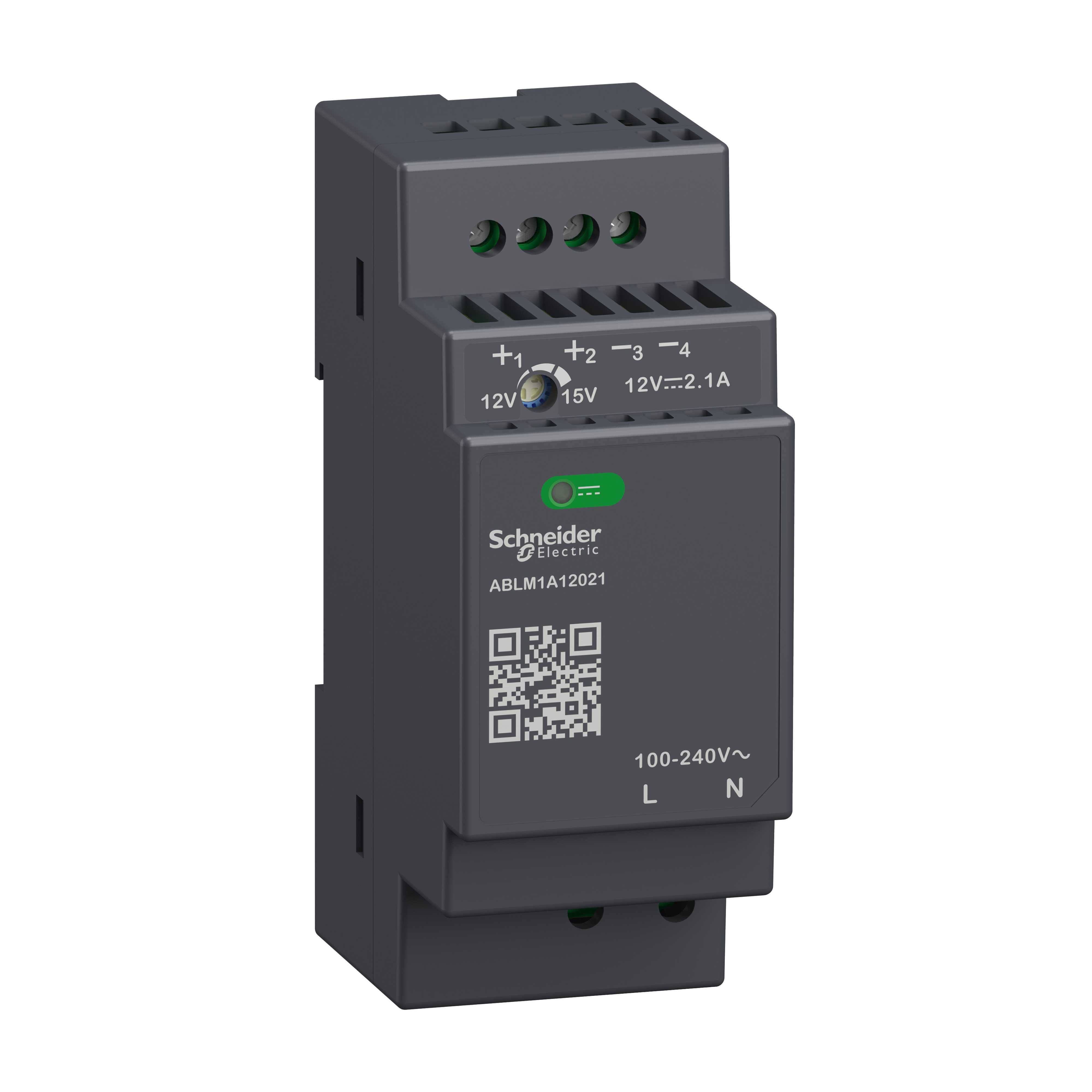 Schneider Electric - Modul, strømforsyning 12V 2,1A Switchmode strømforsyning mod