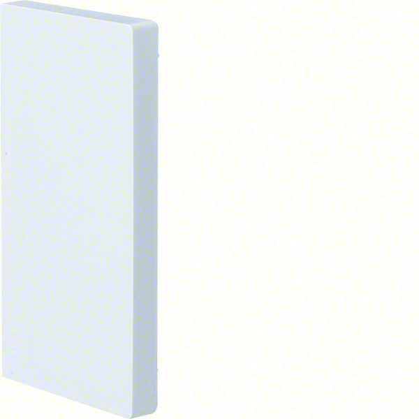 Hager - Endestykke for BRP str 130mm hvit