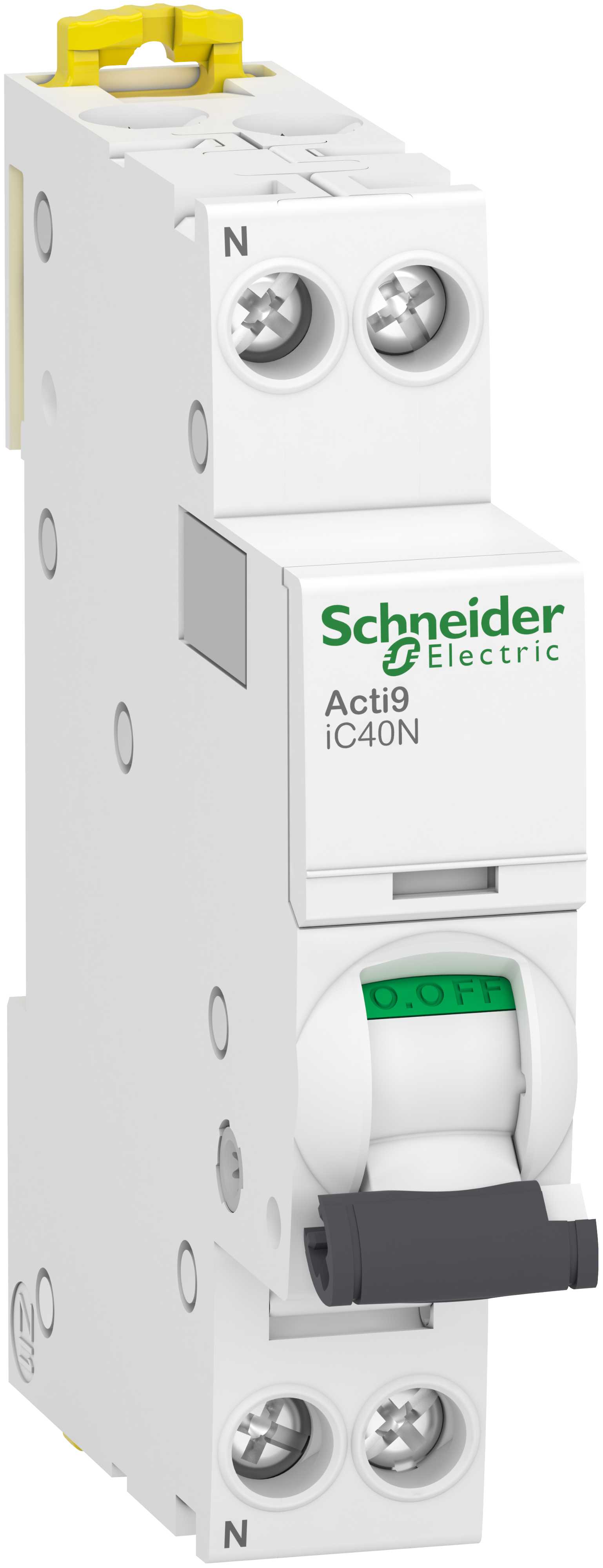 Schneider Electric - Acti 9 iC40N automatsikring 1PN C 4A - I2=1,45
