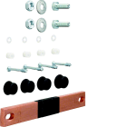 Hager - univers N, cu-skjøt 1-p, 30x5/10mm, FG*