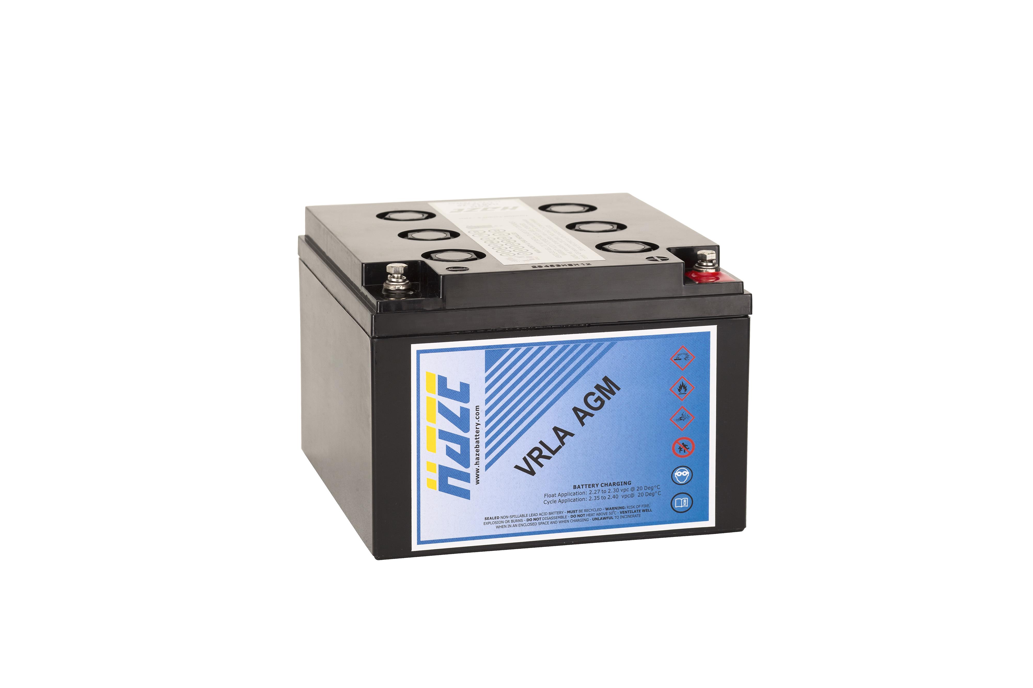 Haze Battery Co LTD - Blybatteri 12volt 26 ah lukket