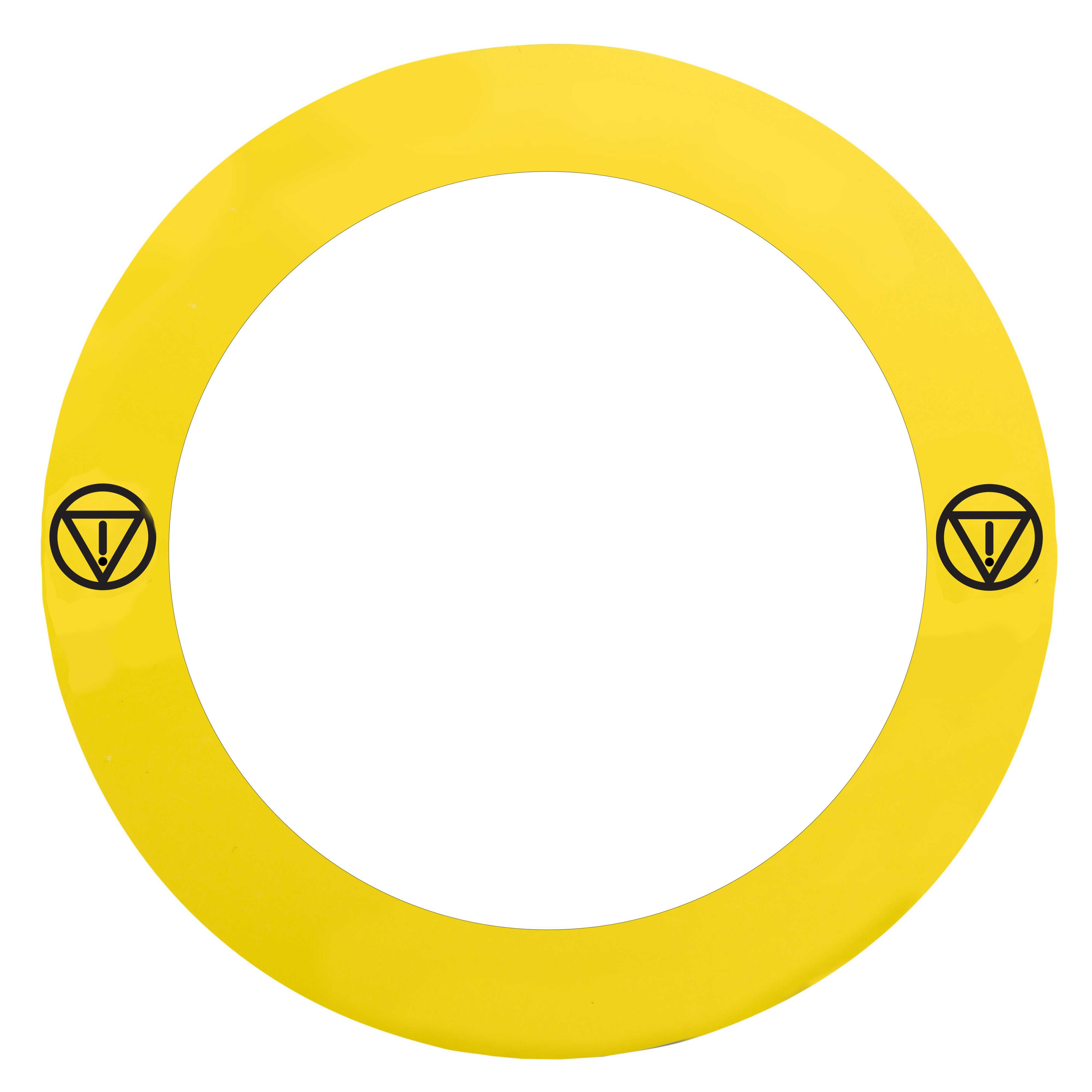 Schneider Electric - Skilt Ø90 f/XB5AS84Wxx IEC