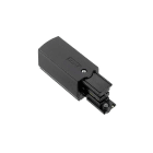 Glamox - PRO TRACK END FEED R BLACK