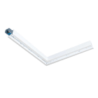 SG Armaturen - LINEAL RECESSED CORNER HVIT 3000K DALI 17W 1870lm RA>80, Class I, IP20, SDCM 3