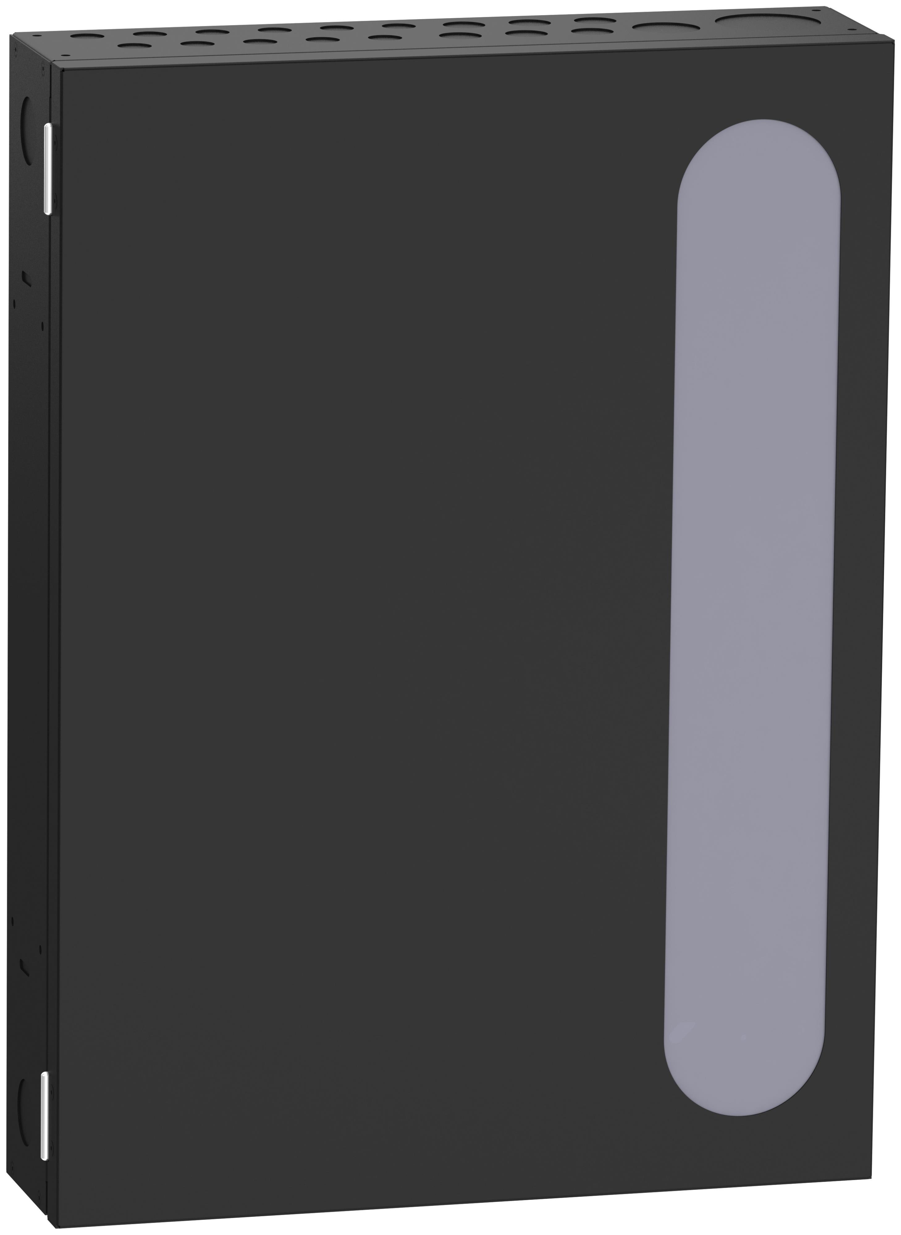 ELKO - Multimediaskap 100mm 3 rad Sort