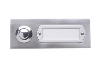 GROTHE - 1 Ringeknapp i aluminium