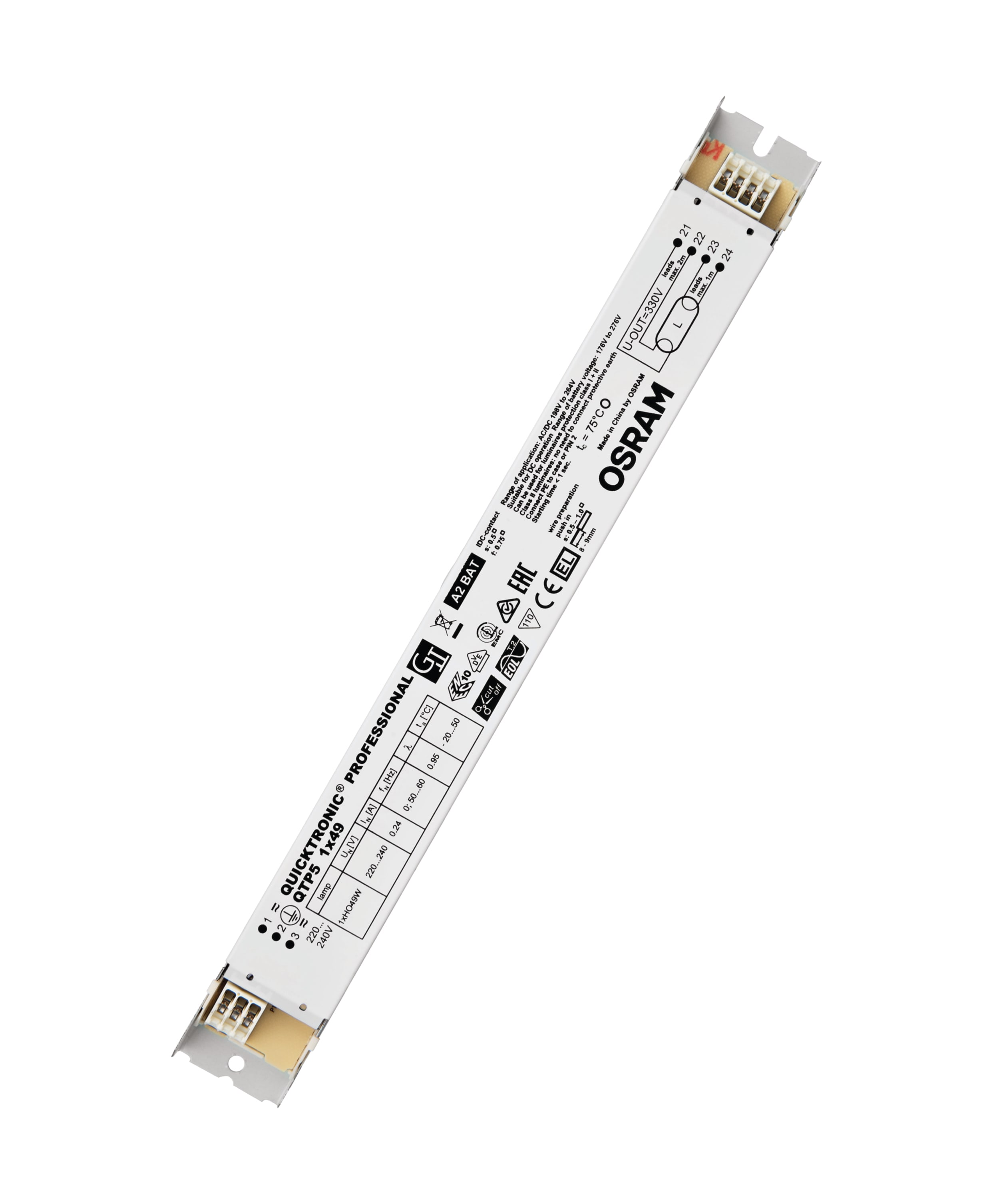 Osram - QTP5 1X49/220-240 ikke dimbar