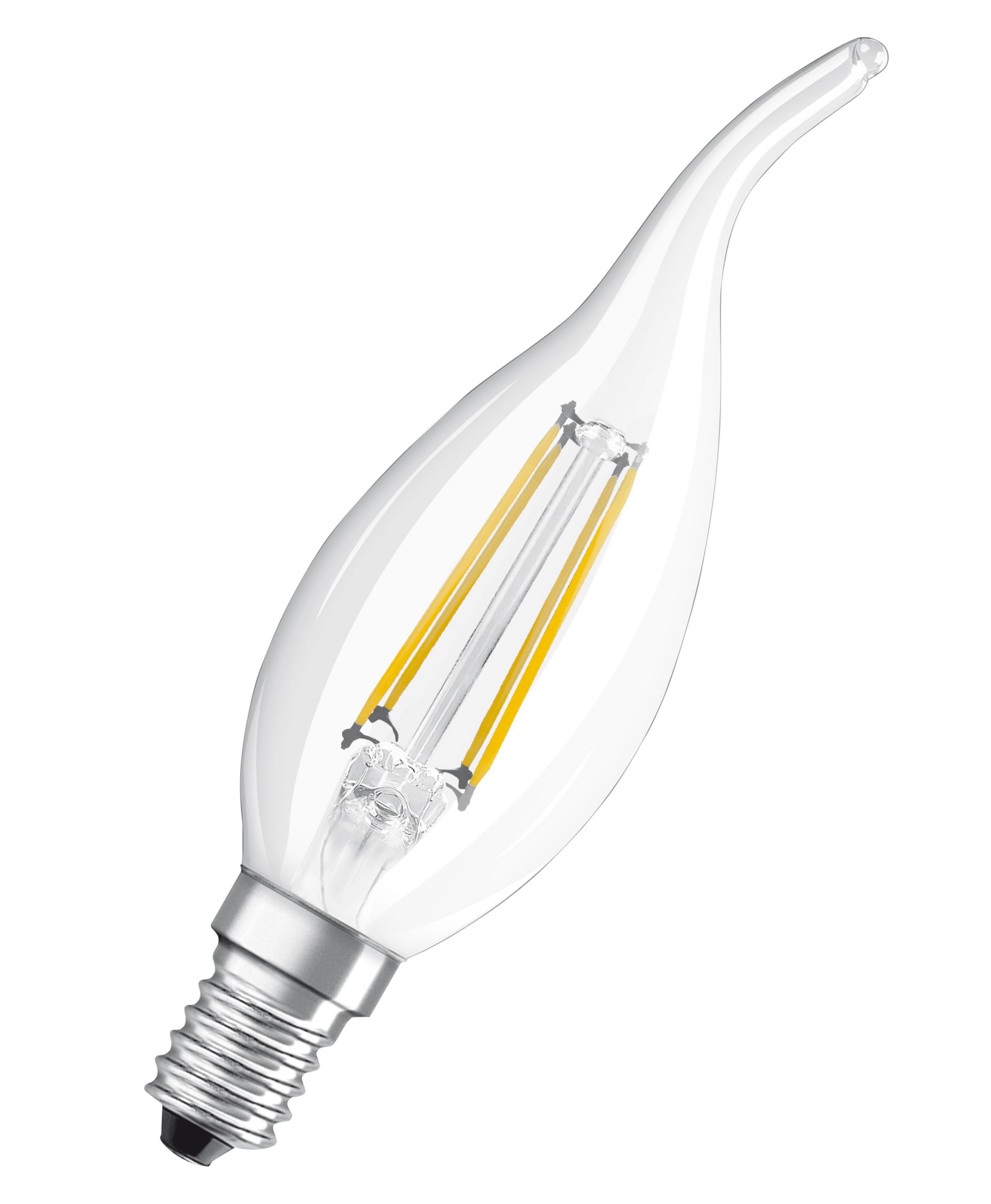 Osram - LED  CL BA FIL 40 4W/827 E14 LYSPÆRE MIGNON BØYD TUPP