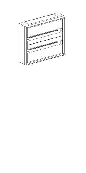 Schneider Electric - Skap-På-vegg-PrismaSeT Pack-2 LVS08002