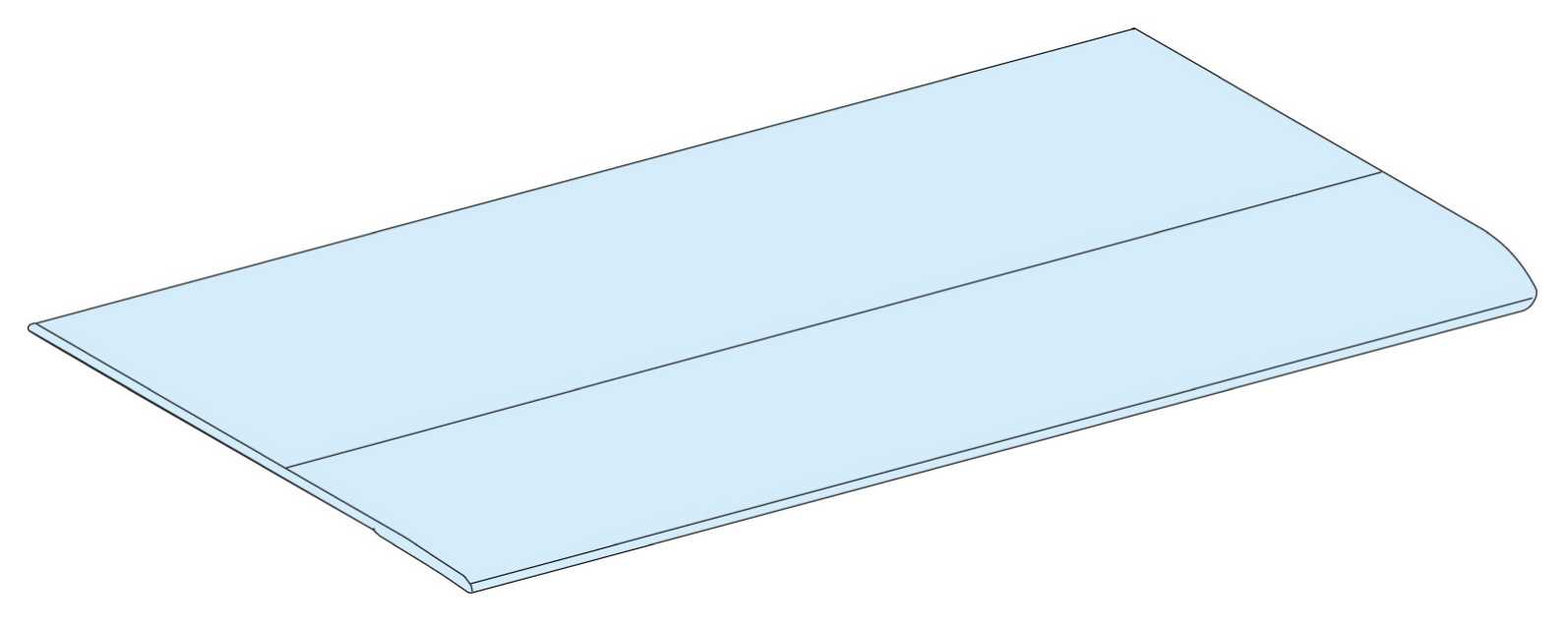 Schneider Electric - Øvre tett plate for Prisma Sy LVS01017