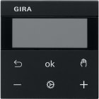 GIRA - S3000 termostat med display og Bluetooth System 55 svart matt