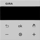 GIRA - S3000 pers. + ur-display S55 g rå matt