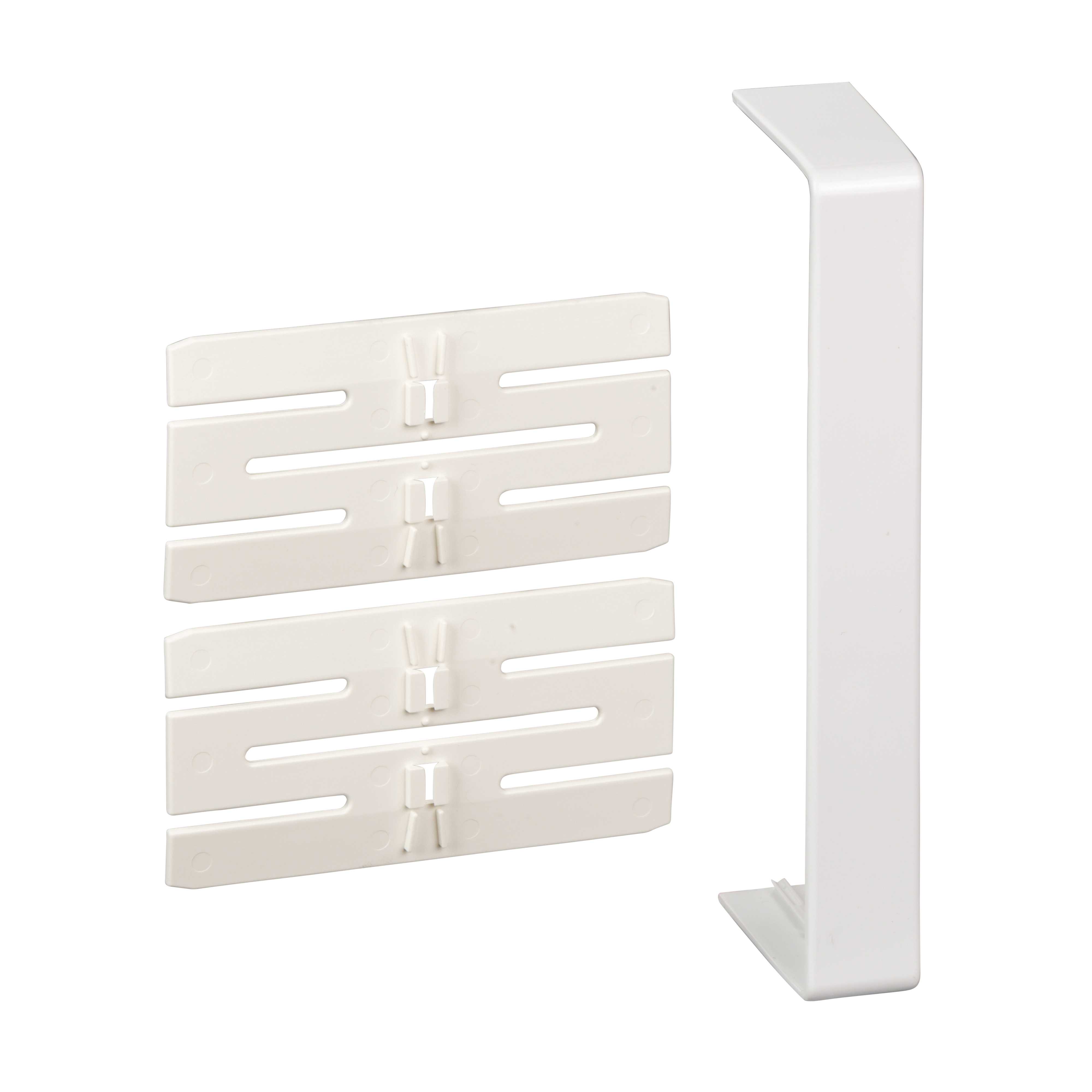 Schneider Electric - OptiLine 45 - Utjevningsstykke - PC/ABS - hvit - for 165mm x 55mm kanaler - 1 stk