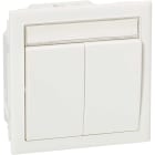 Schneider Electric - CYB Bryter 2-Pole Sett Hvit