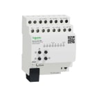 Schneider Electric - SpaceLogic KNX - varmeaktuator 6x230/0,16A - med integrert temperaturregulator - for 6 soner