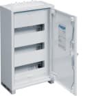 Hager - univers ip44 modulærskap, påvegg, kl.II, 3-rader, 1-felt , 36-modulplasser, 400V AC, 125A