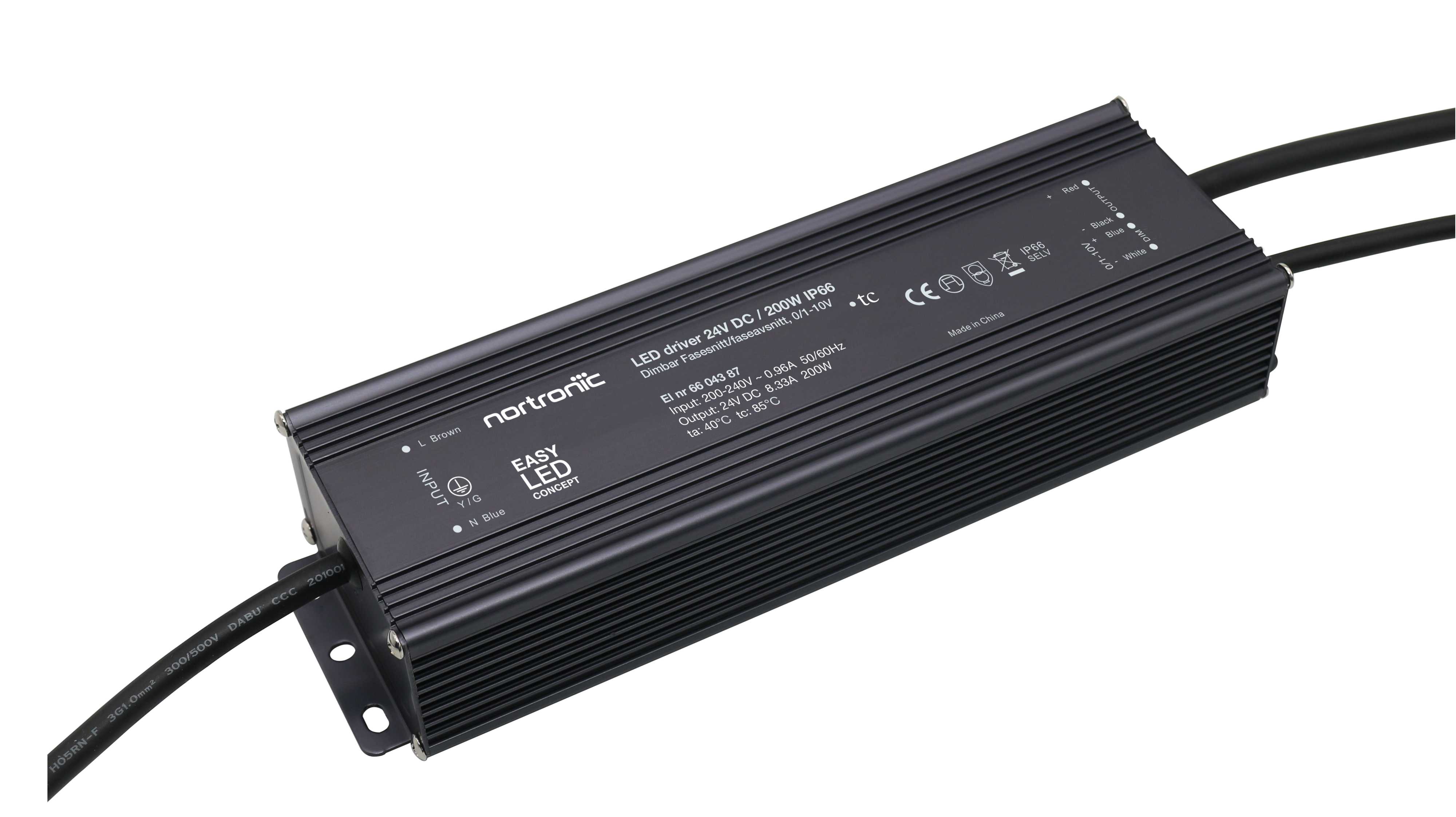 Nortronic - LED driver FD 24V 20-200W fas
