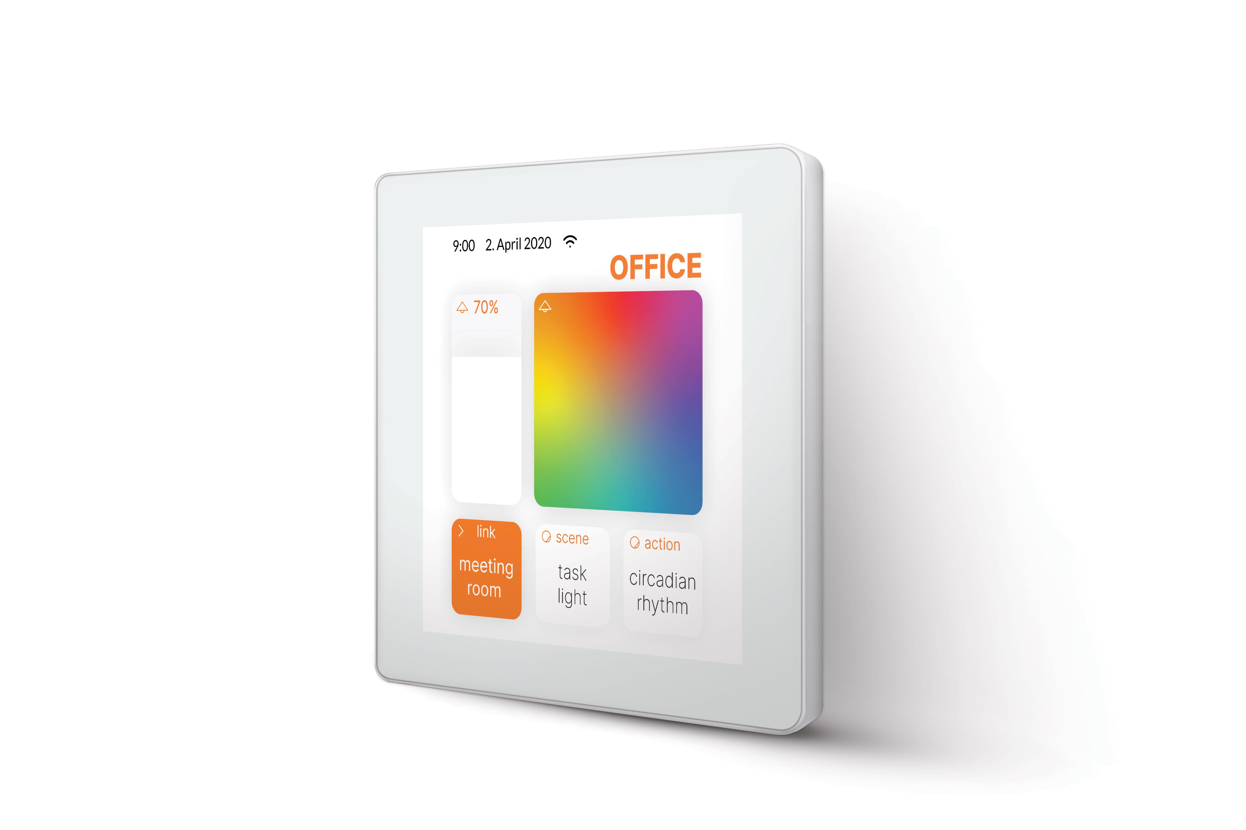 Nortronic - DALI-2 Display 4” Hvit ramme