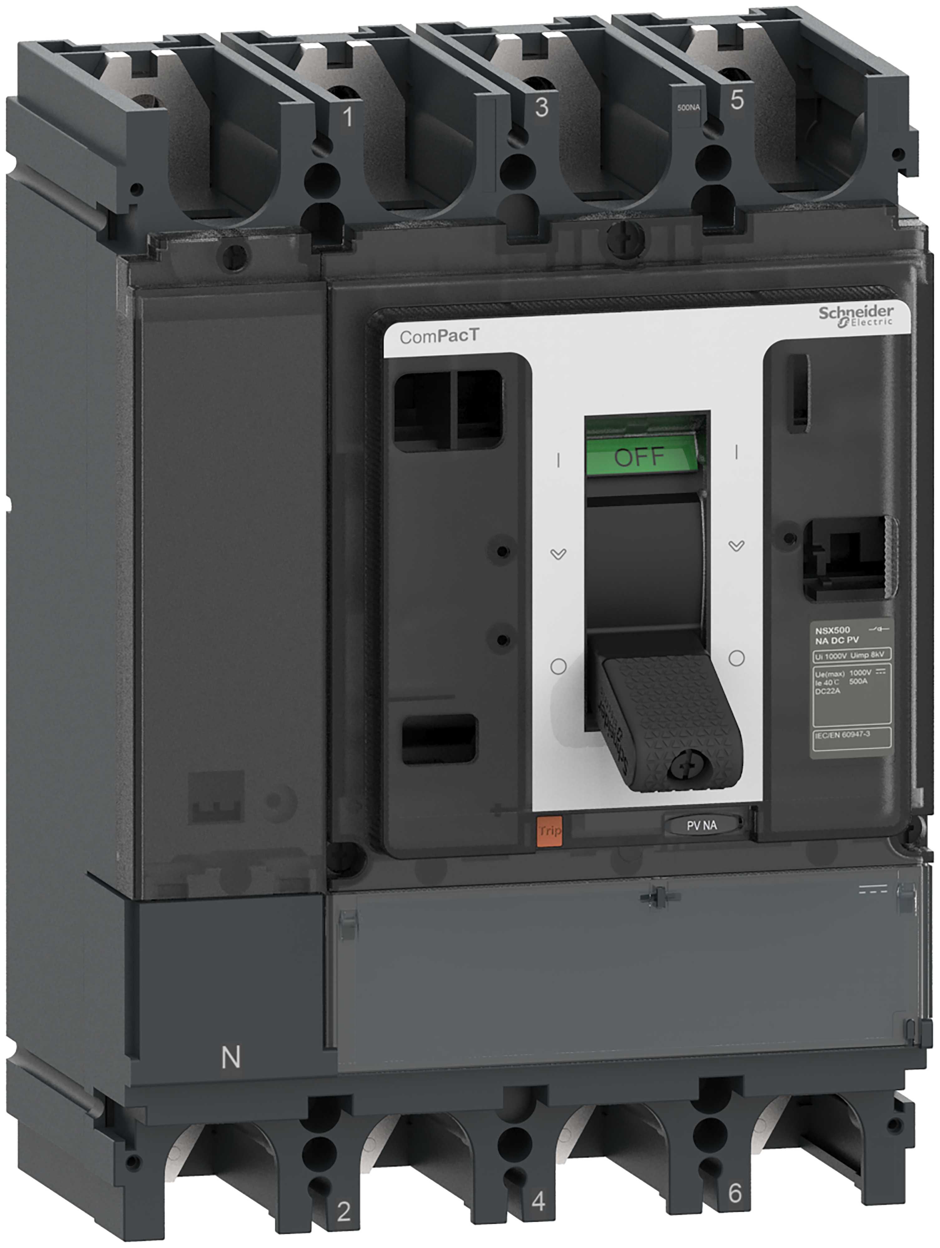 Schneider Electric - NSX400 NA DC PV 4P lastbryter C404400D1S