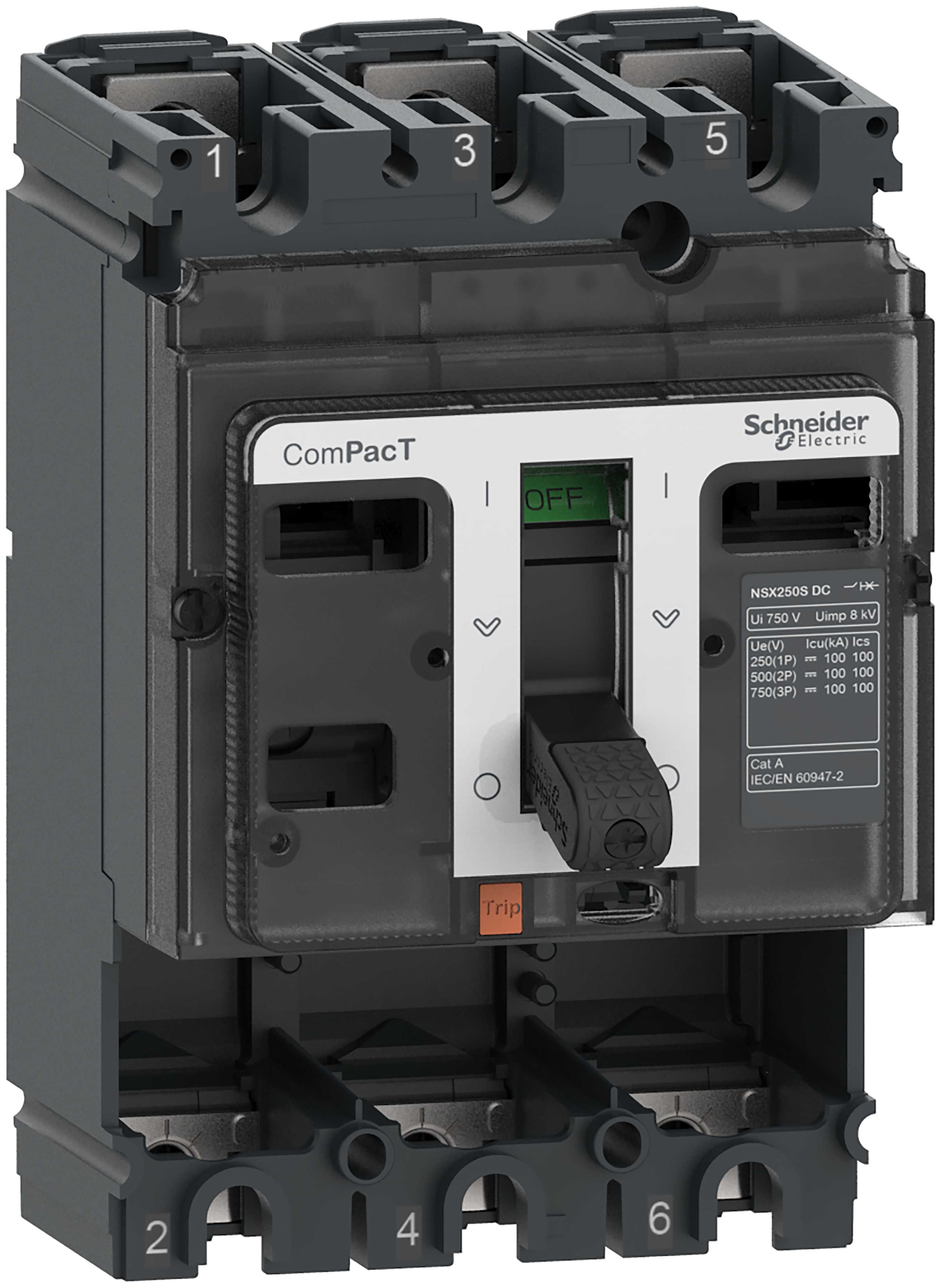 Schneider Electric - NSX160F DC 3P 36kA uten vern C16F3D