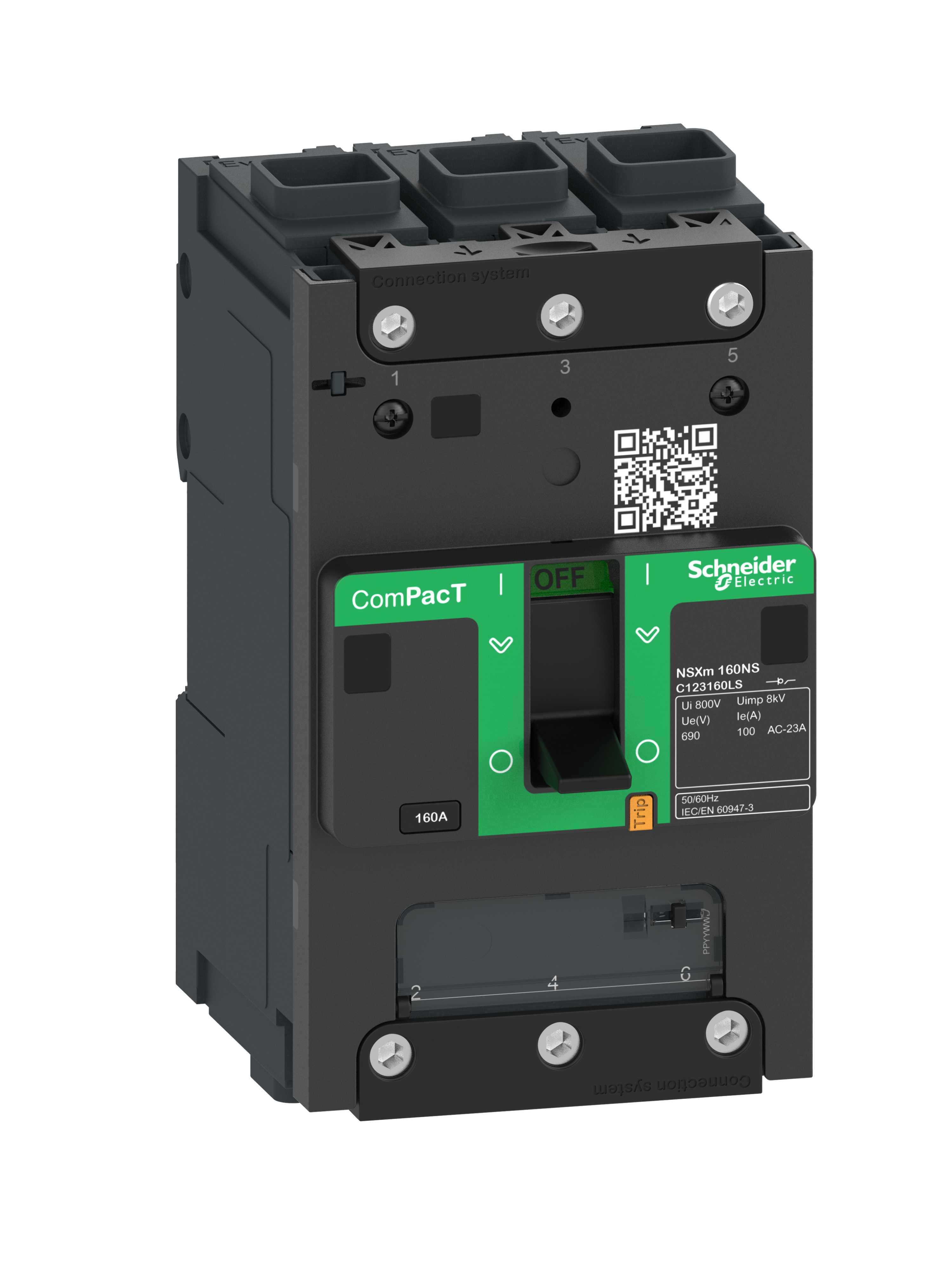 Schneider Electric - Lastbryter NSXm 100A 3p Elink C113100LS