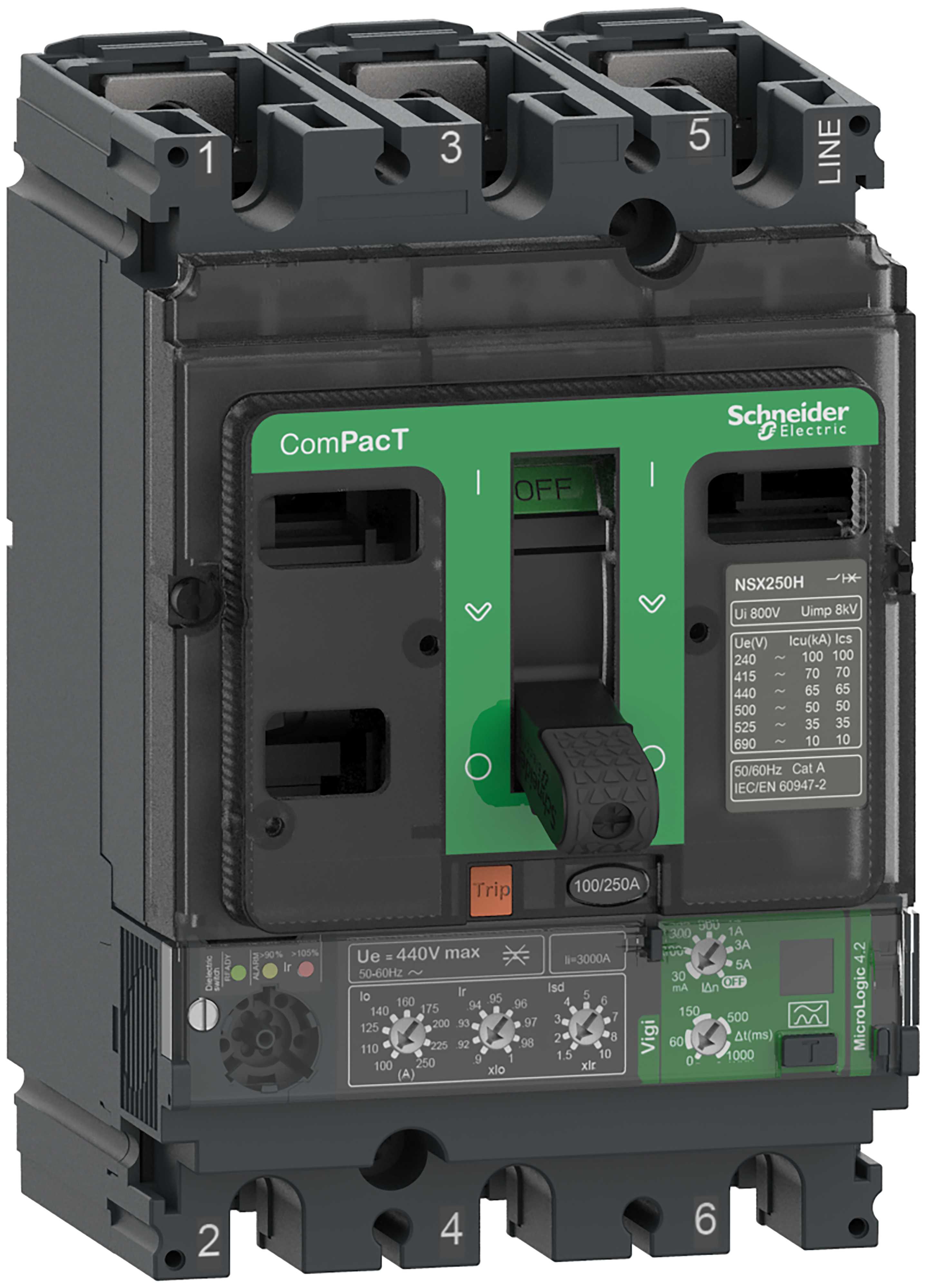 Schneider Electric - NSX100B Micrologic 4.2 40A 3p C10B34V040