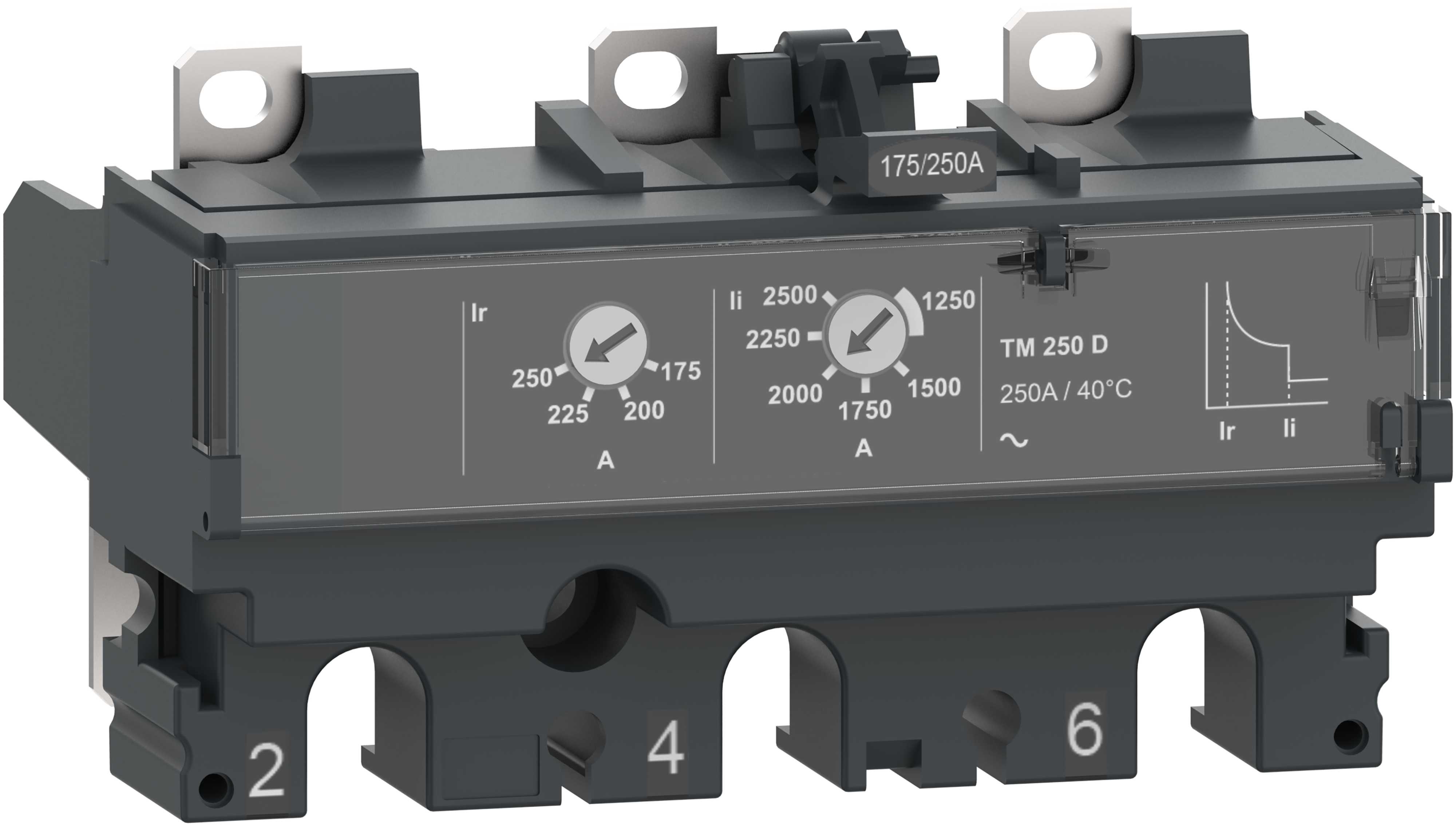 Schneider Electric - Termomagnetisk vern for ComPacT NSX effektbryter-TM200D 3P3T 200A