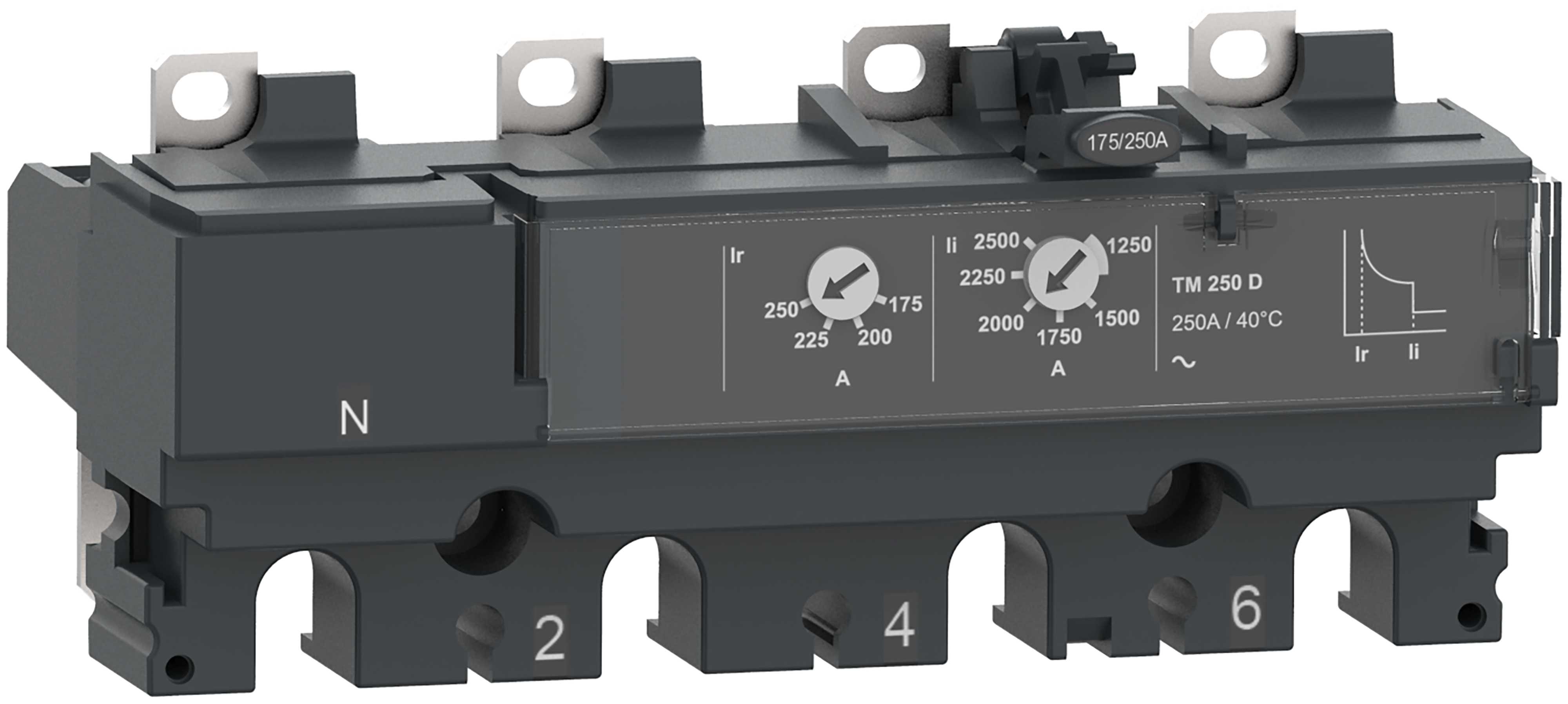 Schneider Electric - Termomagnetisk vern for ComPacT NSX effektbryter-TM40D 4P4T 40A