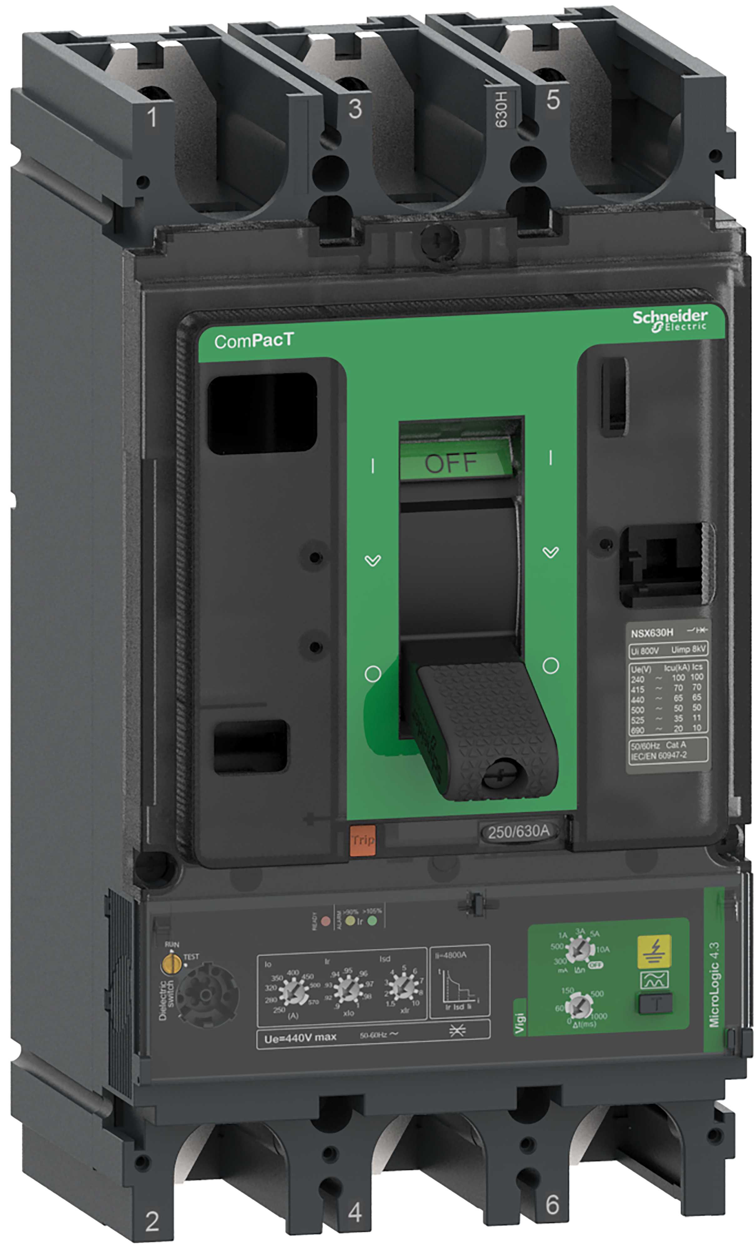 Schneider Electric - NSX400N Micrologic 4.3 400A 3p C40N34V400