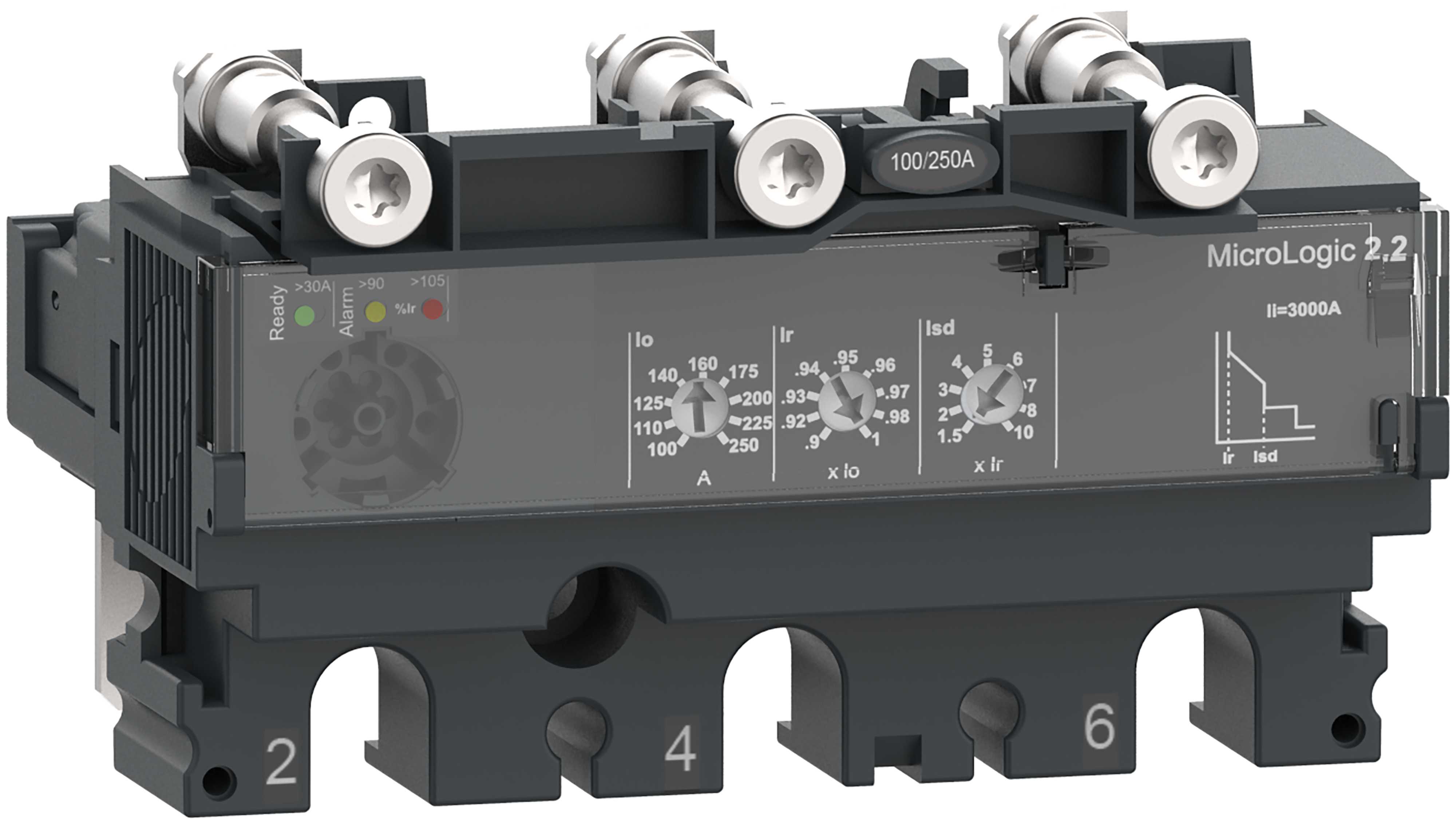 Schneider Electric - Elektronisk vern for ComPacT NSX effektbryter-Micrologic 2.2 3P 250A
