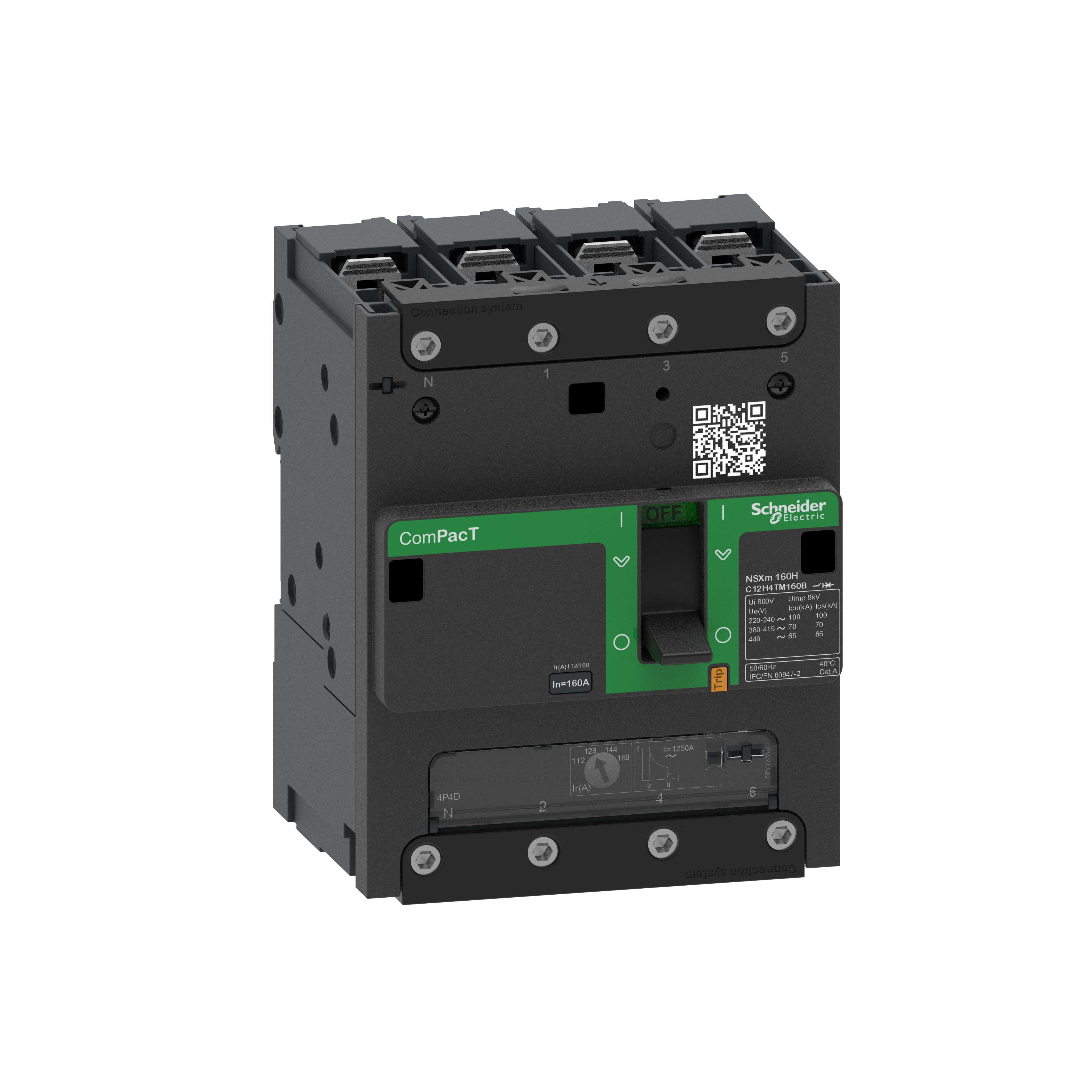 Schneider Electric - ComPact NSXm B TM40D 4p bolt C11B4TM040B
