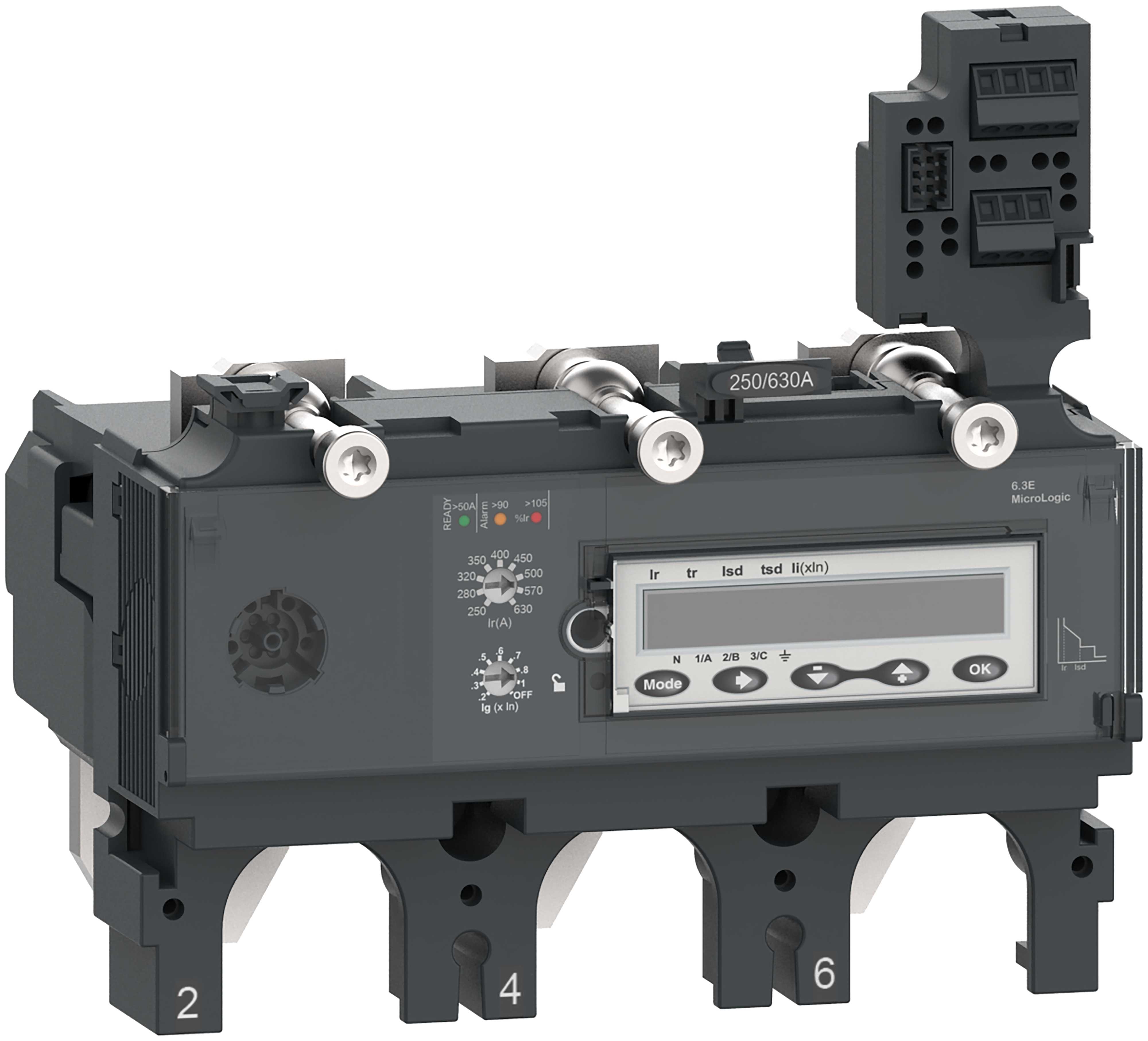 Schneider Electric - Elektronisk motorvern med energimåling for ComPacT NSX630-Micrologic 6.3E-M 3P 500A