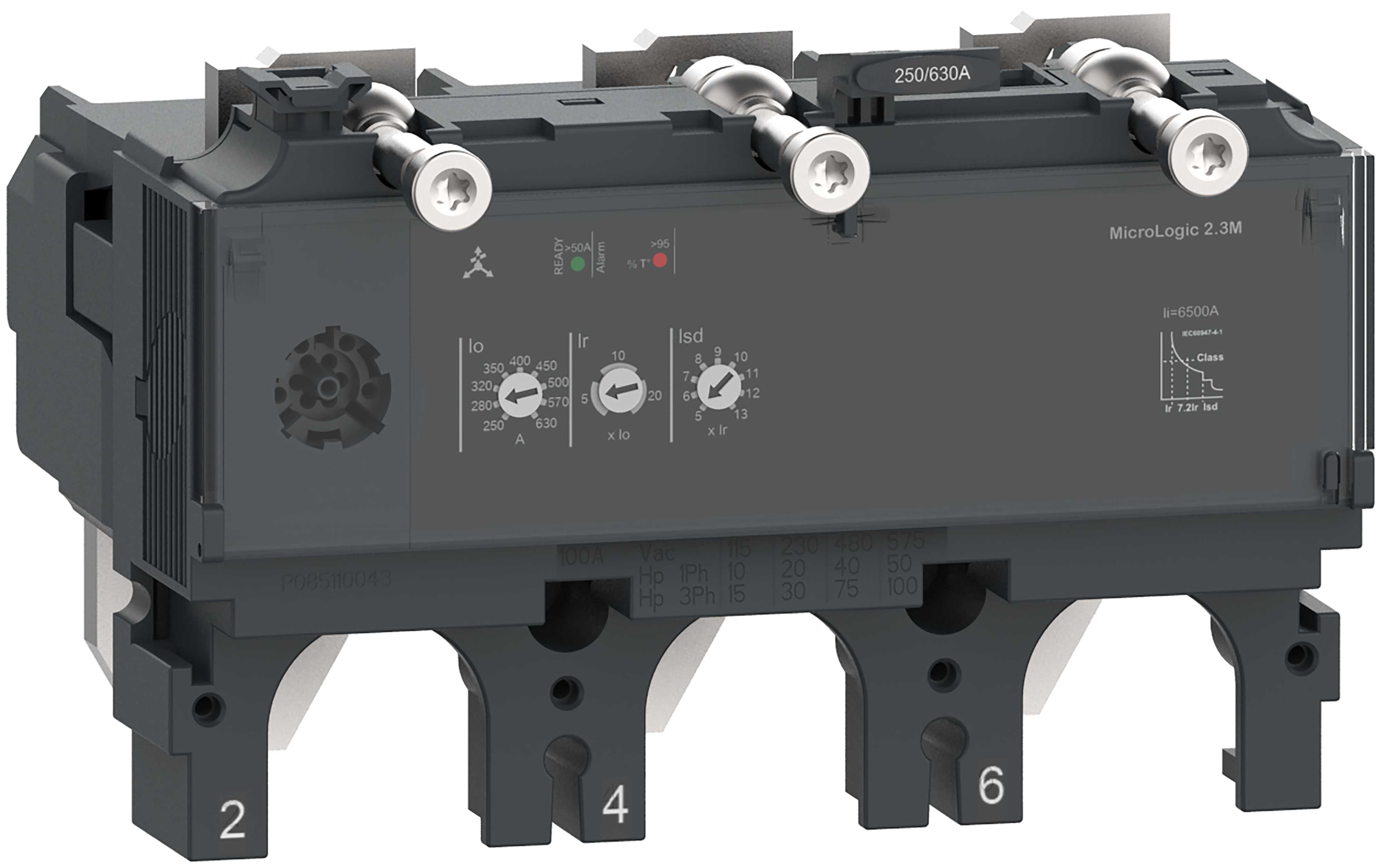 Schneider Electric - Elektronisk motorvern for ComPacT NSX400/630-Micrologic 2.3 M 3P 320A