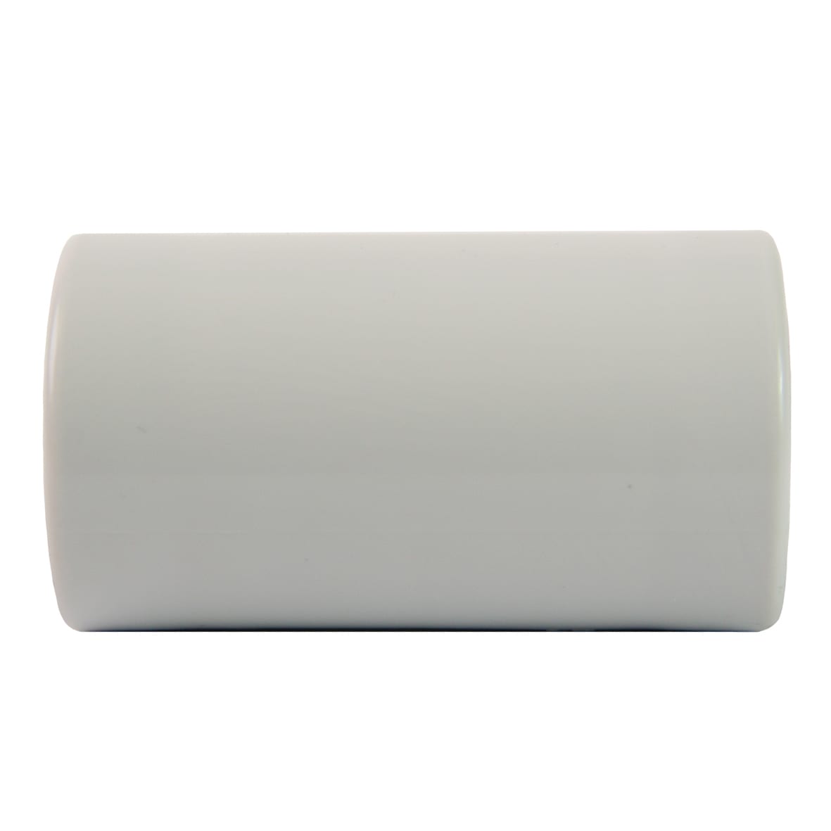 Pipelife - 32 mm PP Smartline dobbelmuffe, gråhvit. For glatte og korrugerte rør.