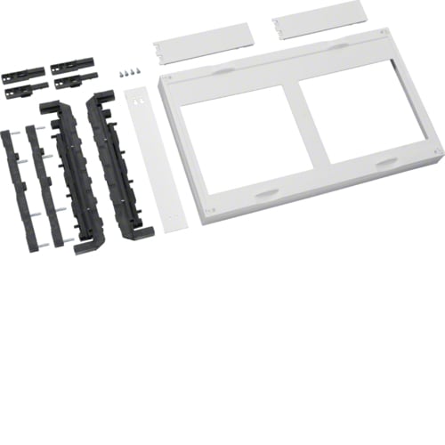 Hager - univers N kit, til univers skap, 4 stk NH00 160A på cu-skinner/ samleskinner, h30xb50cm