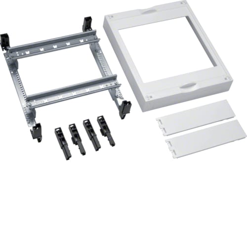 Hager - univers N kit, til univers skap, 2 stk NH00 160A på din-skinner, h30xb25cm
