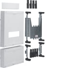 Hager - univers N kit, til univers skap, ekstra høyde, effektbryter x250, h450xb250mm