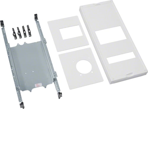 Hager - univers N kit, til univers skap, effektbryter h630 + jordfeilblokk, h600xb250mm