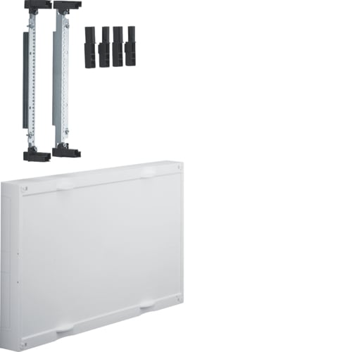 Hager - univers N kit, til univers skap, tom modul, h300xb500mm