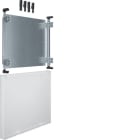 Hager - univers N kit, til univers skap, montasjeplate bak tett deksel, h45xb50cm