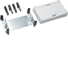 Hager - univers N kit, til univers skap, montasjeplate bak tett deksel, h15xb25cm