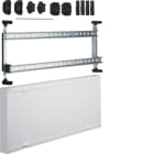 Hager - univers N kit, til univers skap, din-skinner f. rekkeklemmer e.l, tett deksel, h30xb75cm